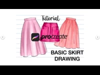 Basic Skirts Drawing