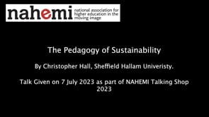 03 The Pedagogy of Sustainability