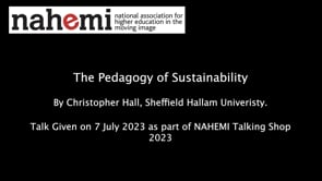 03 The Pedagogy of Sustainability