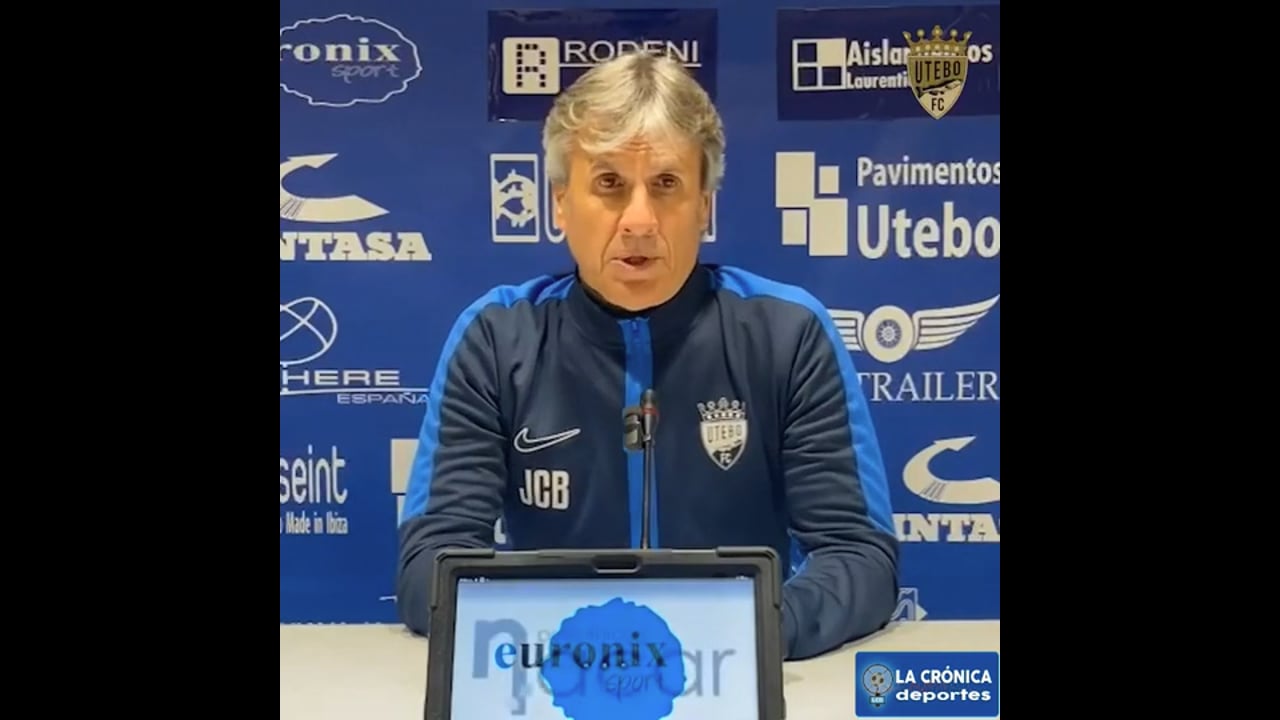 JUAN CARLOS BELTRÁN (Entrenador Utebo) Utebo FC 1-1 CD Brea J15 - 2ª RFEF Fuente: Utebo FC