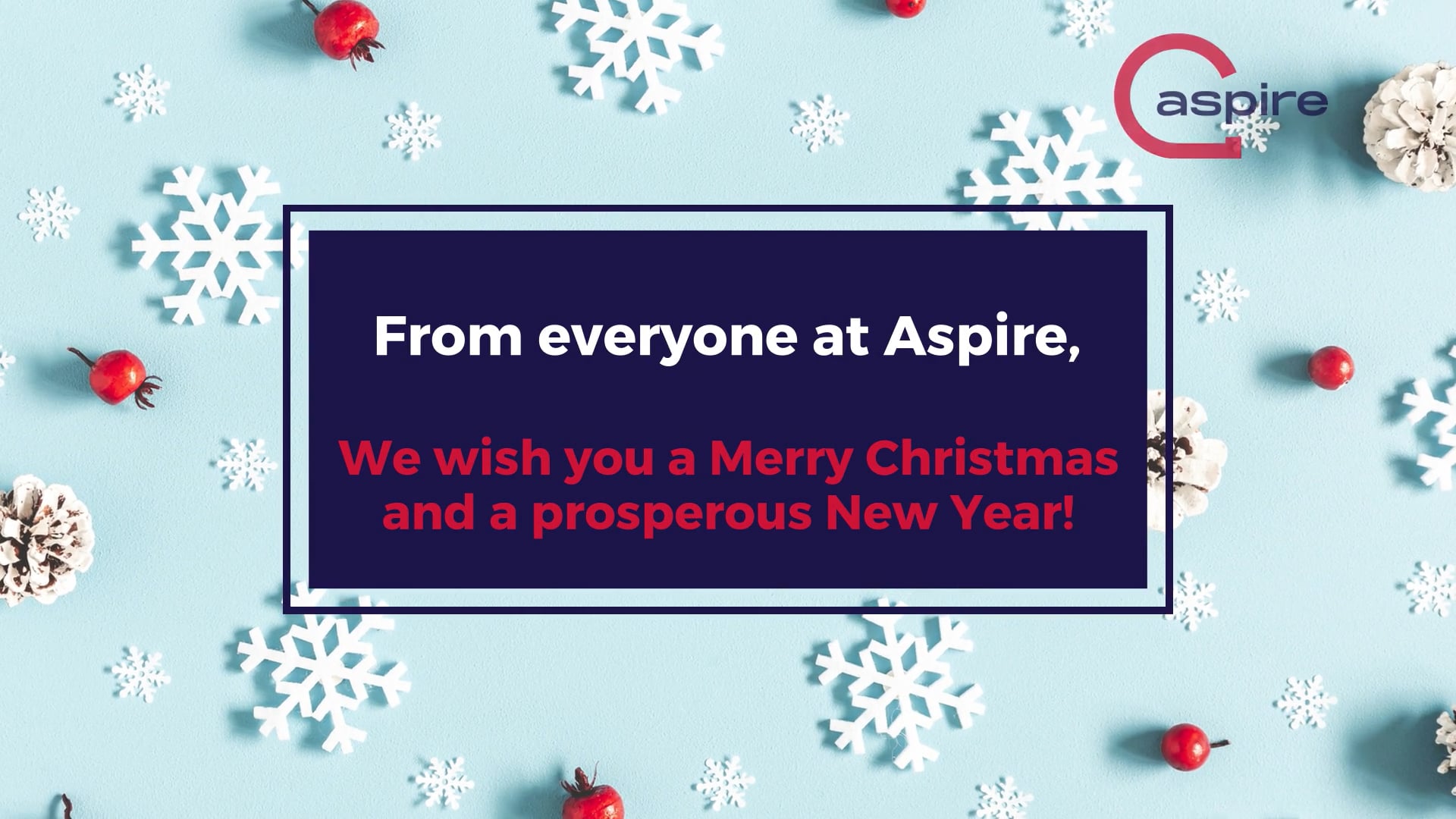 Merry Christmas from Aspire video thumbnail