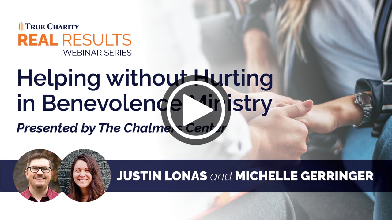 Helping Without Hurting in Benevolence Ministry