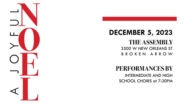 Intermediate &amp; High School Christmas Concert 2023: A Joyful Noel