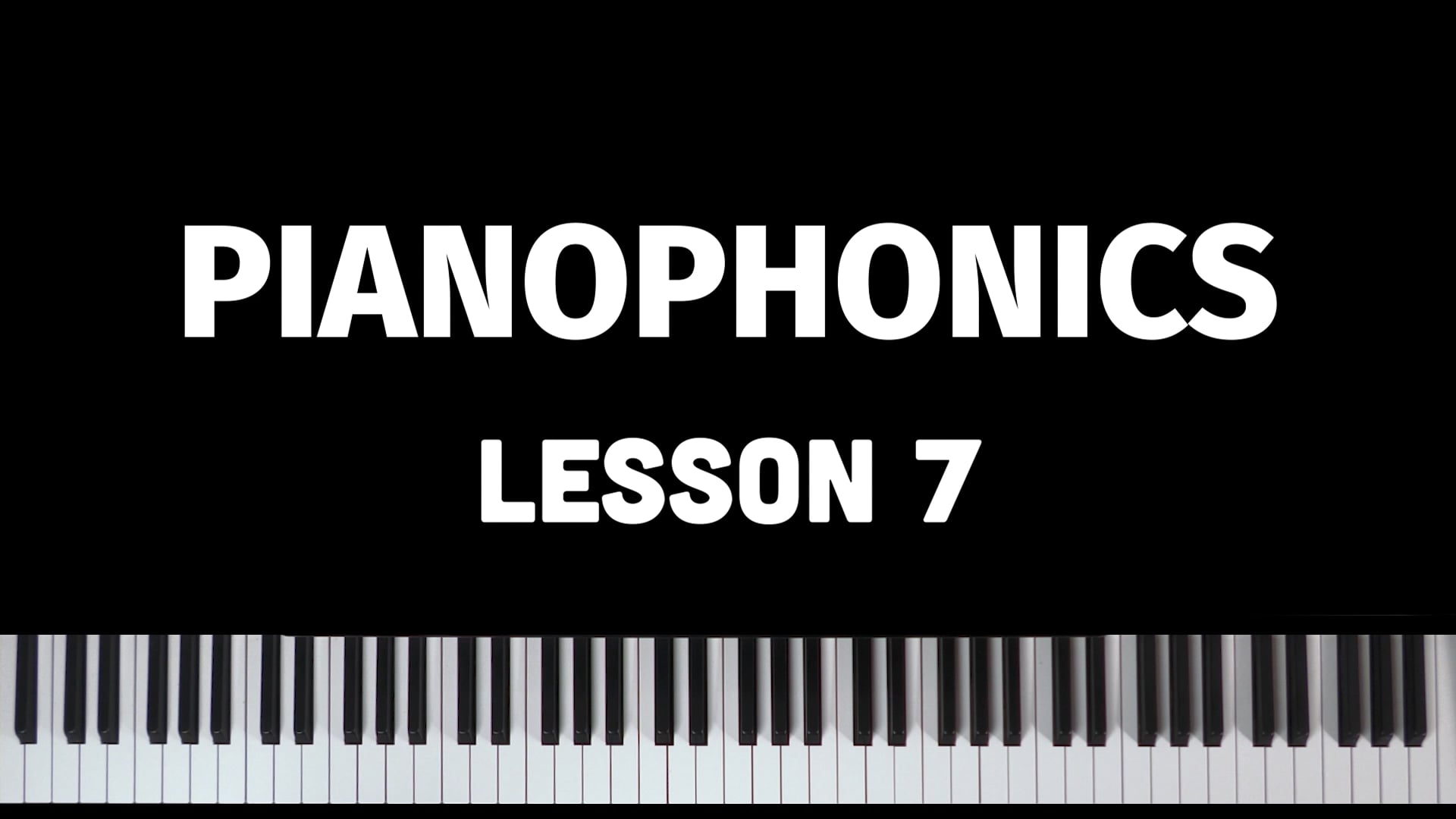 Lesson 7