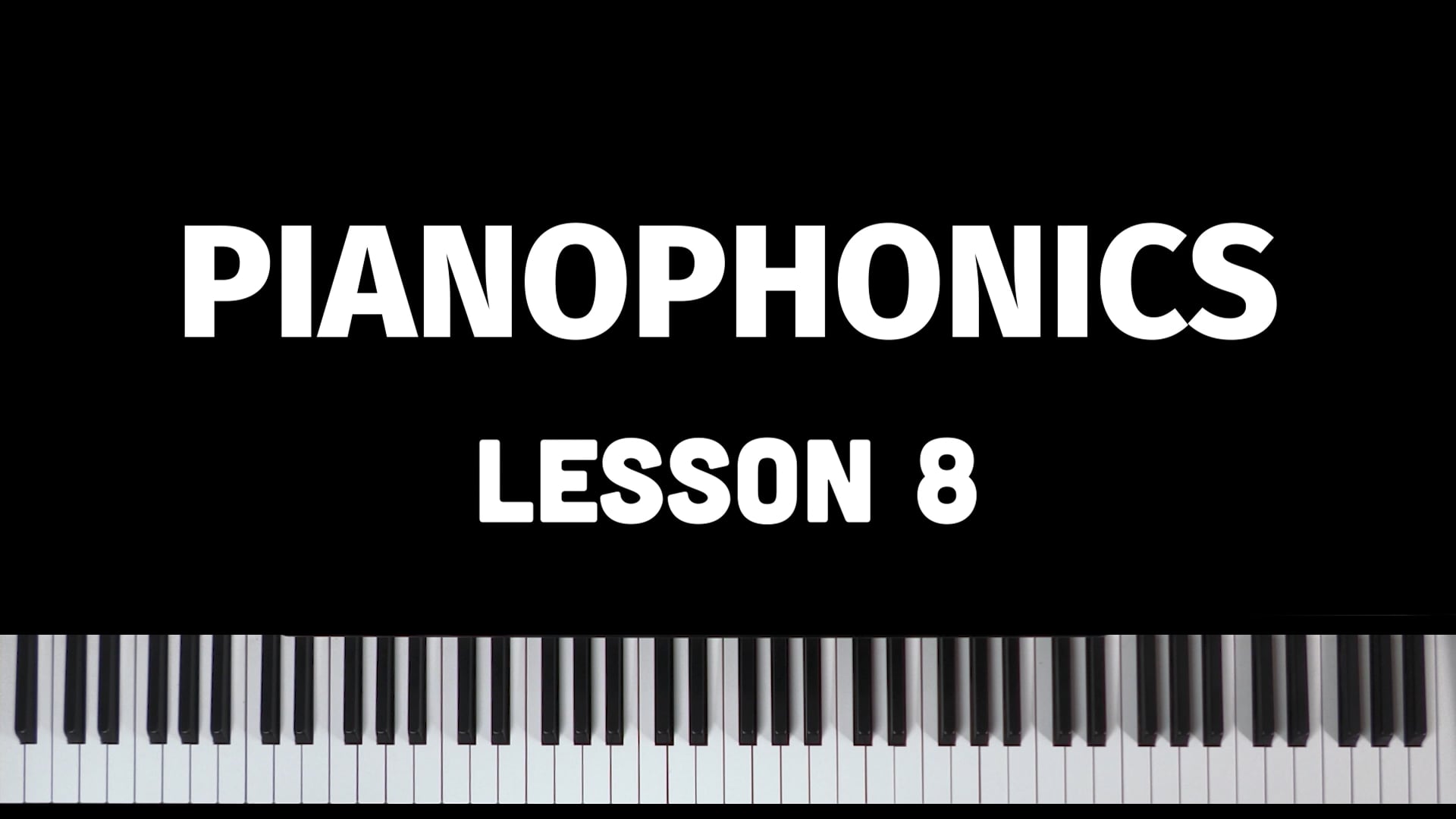 Lesson 8