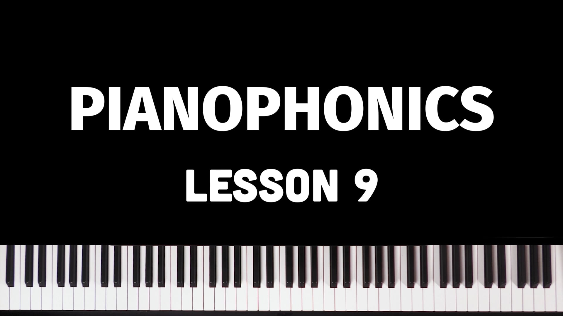 Lesson 9
