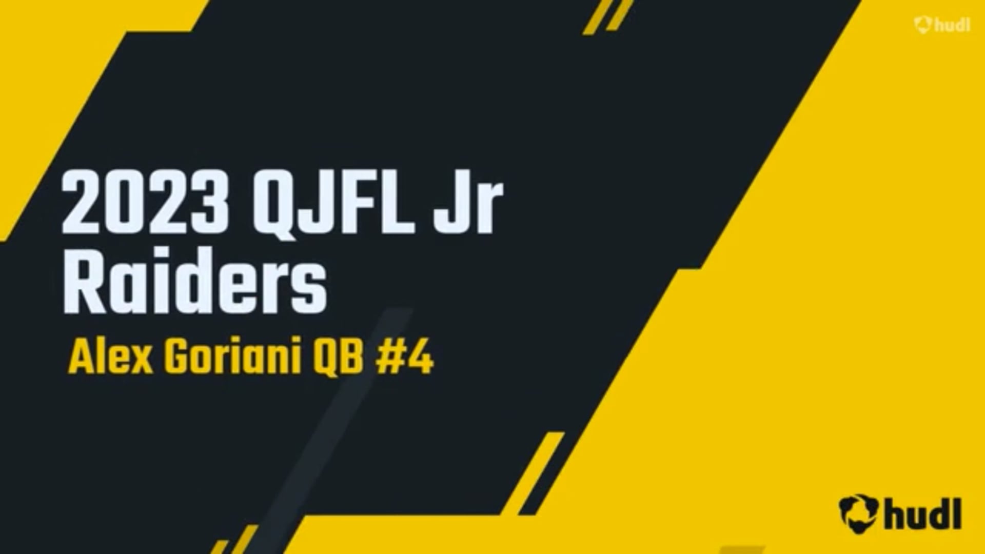 Watch alexander goriani's quarterback film