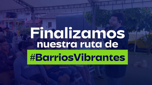 Así finalizamos la ruta de Barrios Vibrantes