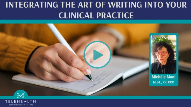 Integrating the Art of Writing into Your Clinical Practice Promo Video