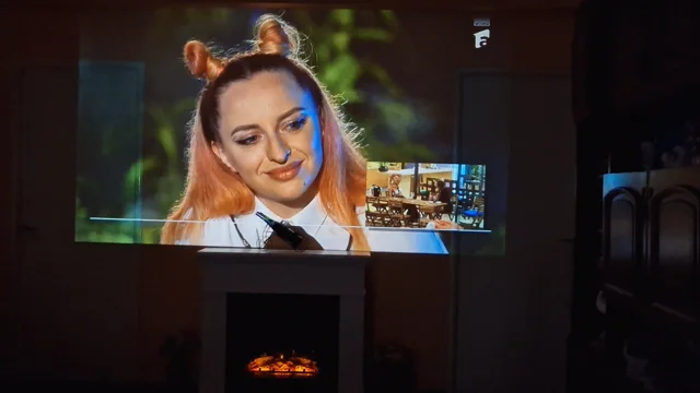 Watch big but not spend big!, Watch big but not spend big! See how @hsrrom  transforms her bedroom entertainment with the Apollo P40 projector.🛌✨, By  Ultimea