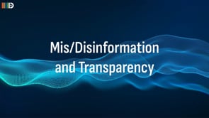 Mis-Disinformation and Transparency