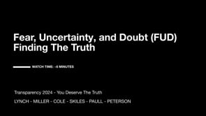 [VIDEO] Fear, Uncertainty, and Doubt: Finding the Truth