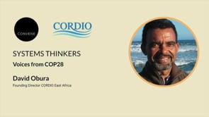 David Obura- COP28 Systems Thinkers