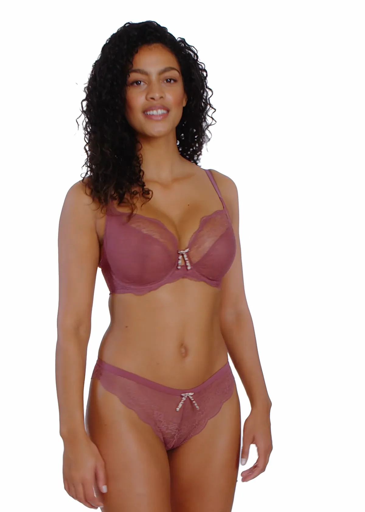 Fantasie Lingerie - FUSION LACE-ROSEWOOD-UW FULL CUP SIDE SUPPORT BRA-FL102301-BRIEF-FL102350-B-TRADE-SS24  on Vimeo