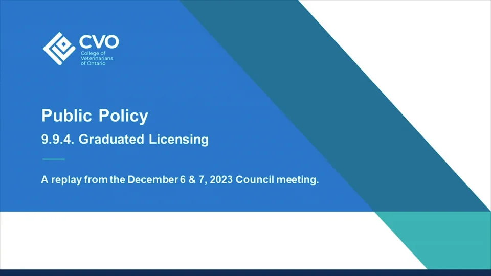 Council Replay December 2023 Graduated Licensing on Vimeo