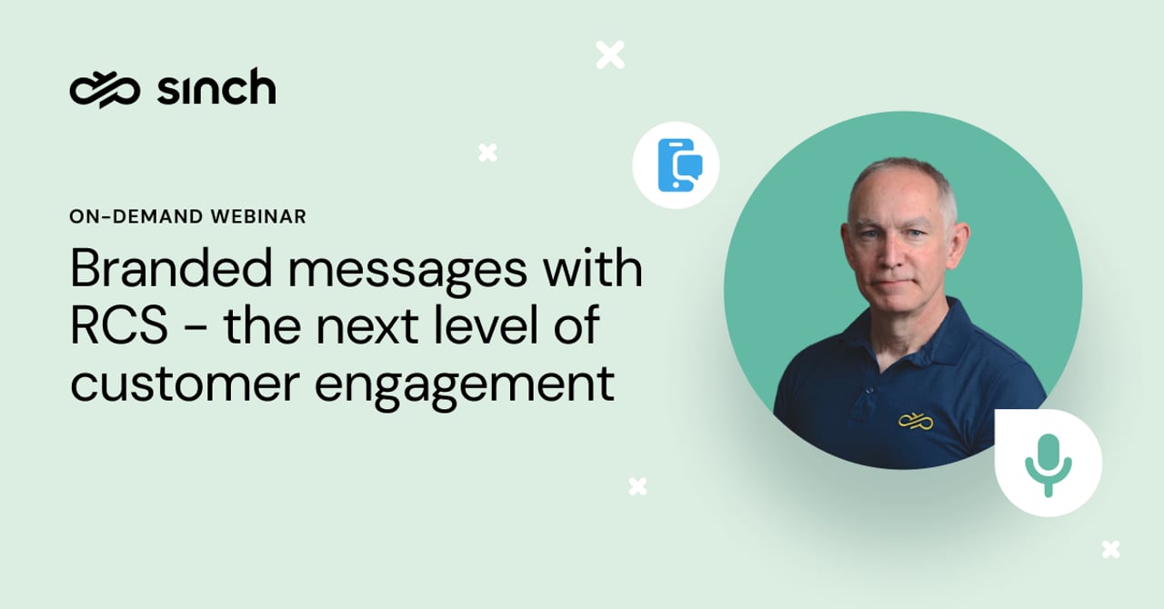 Branded messages with RCS - Webinar