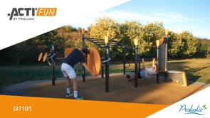 Inclusive fun-sport station J37101® sport and fitness acti’fun acti’fit video