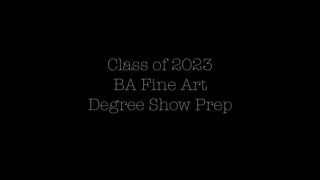 AUB – 2023 Fine Art Exhibition prep