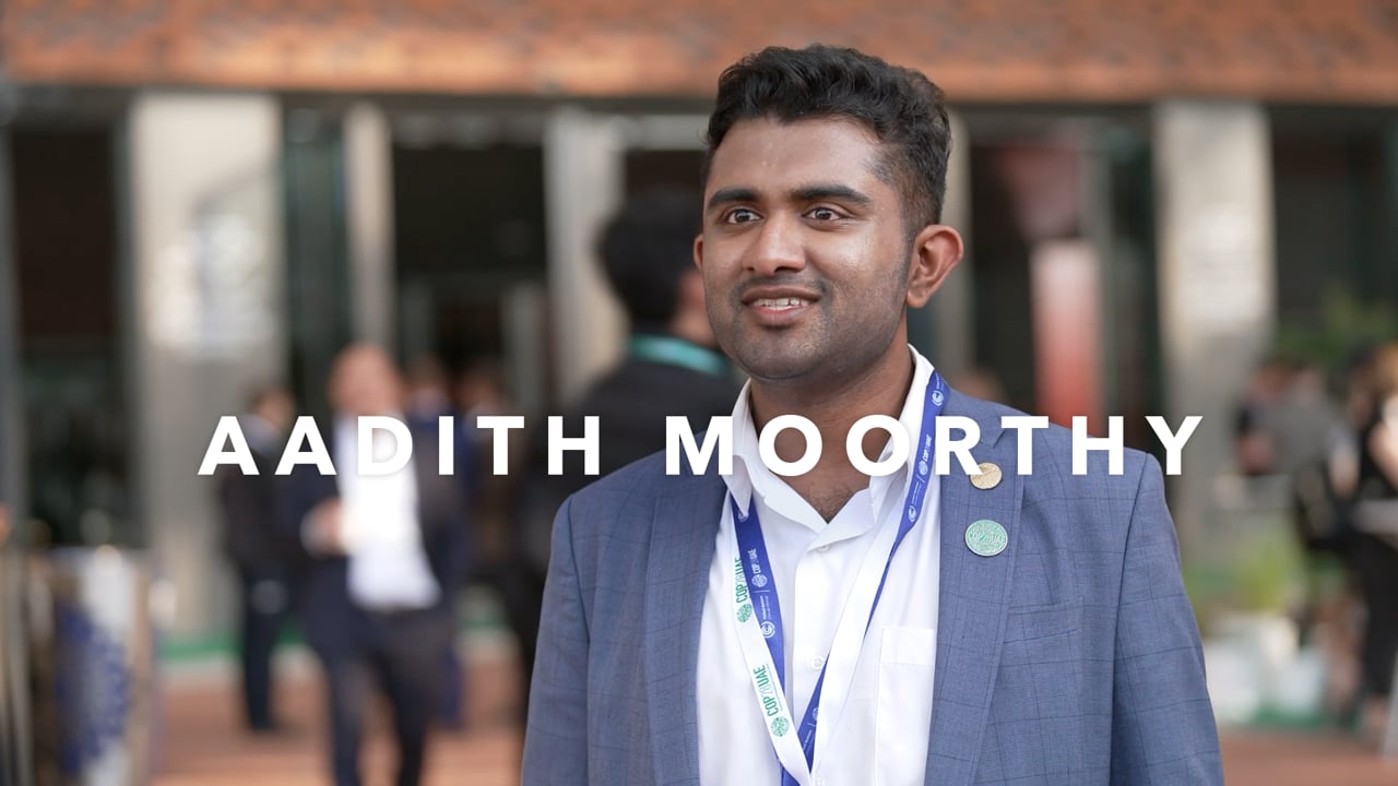 Aadith Moorthy - COP28