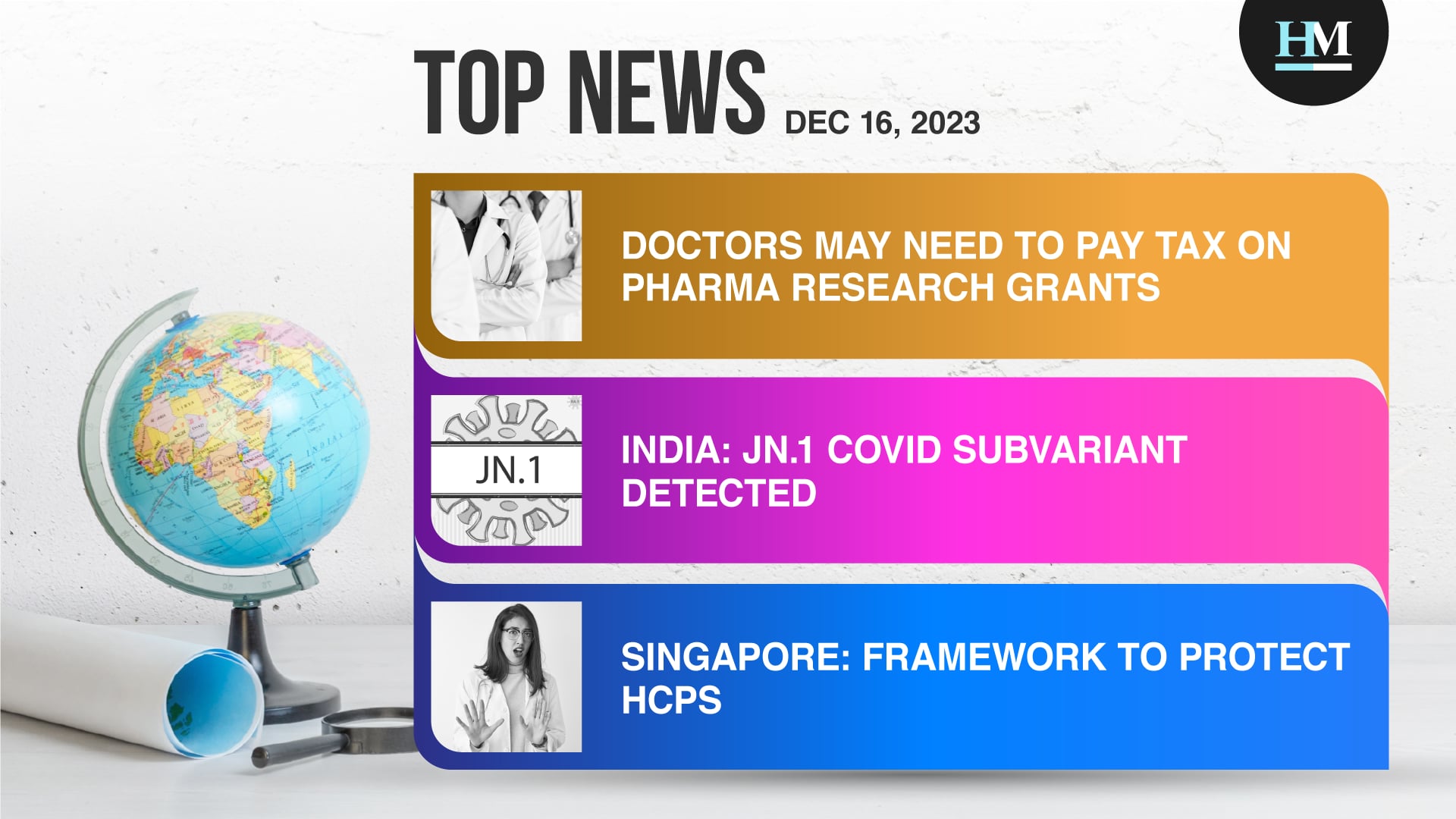 India: Doctors may be Taxed for Research Grants from Pharma, and More