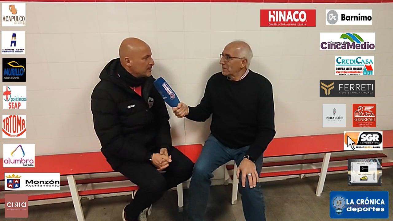 LA PREVIA / Monzón - Epila / J 14 / Ismael Mariani (Entrenador At Monzón Alumbra) 3ª División