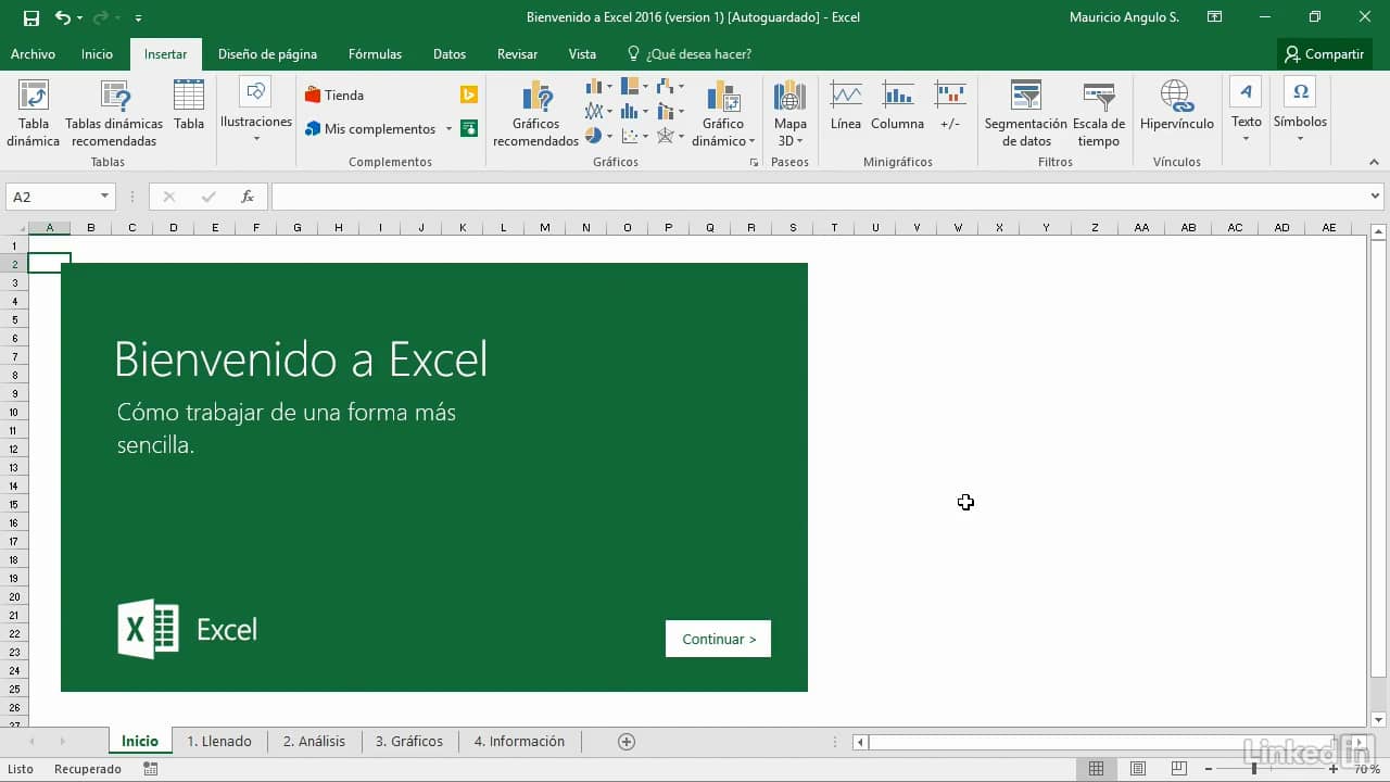 02.Novedades en Excel 2016 on Vimeo