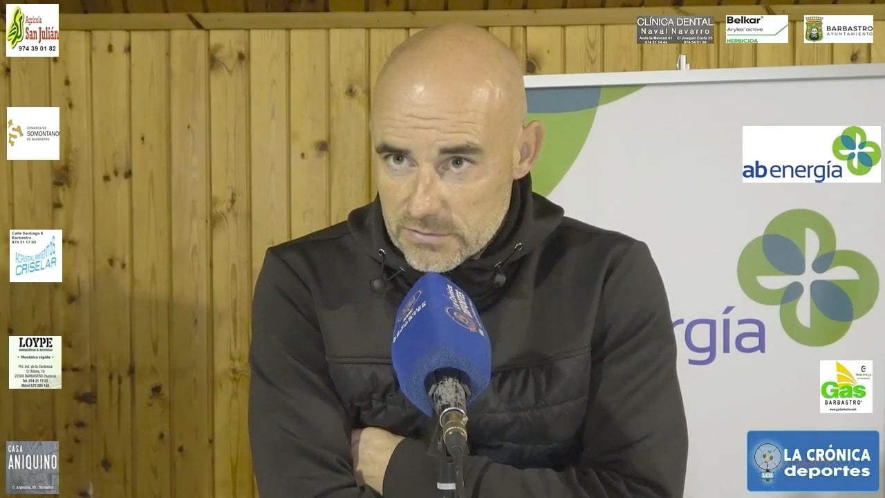 LA PREVIA / Real Sociedad C - UD Barbastro / DANI MARTÍNEZ (Entrenador Barbastro) Jor. 16 - Segunda Rfef