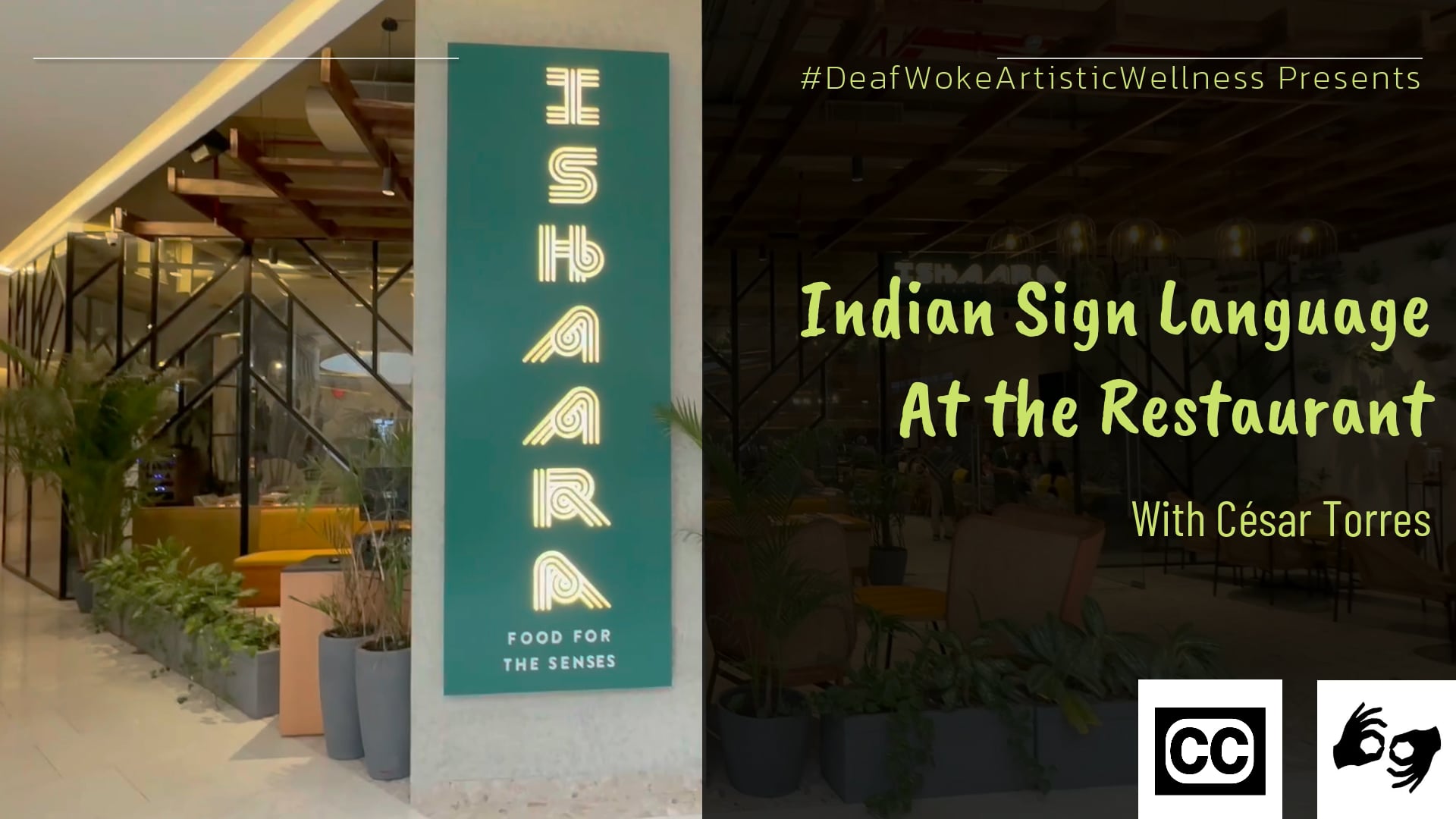 Indian Sign Language at the Restaurant