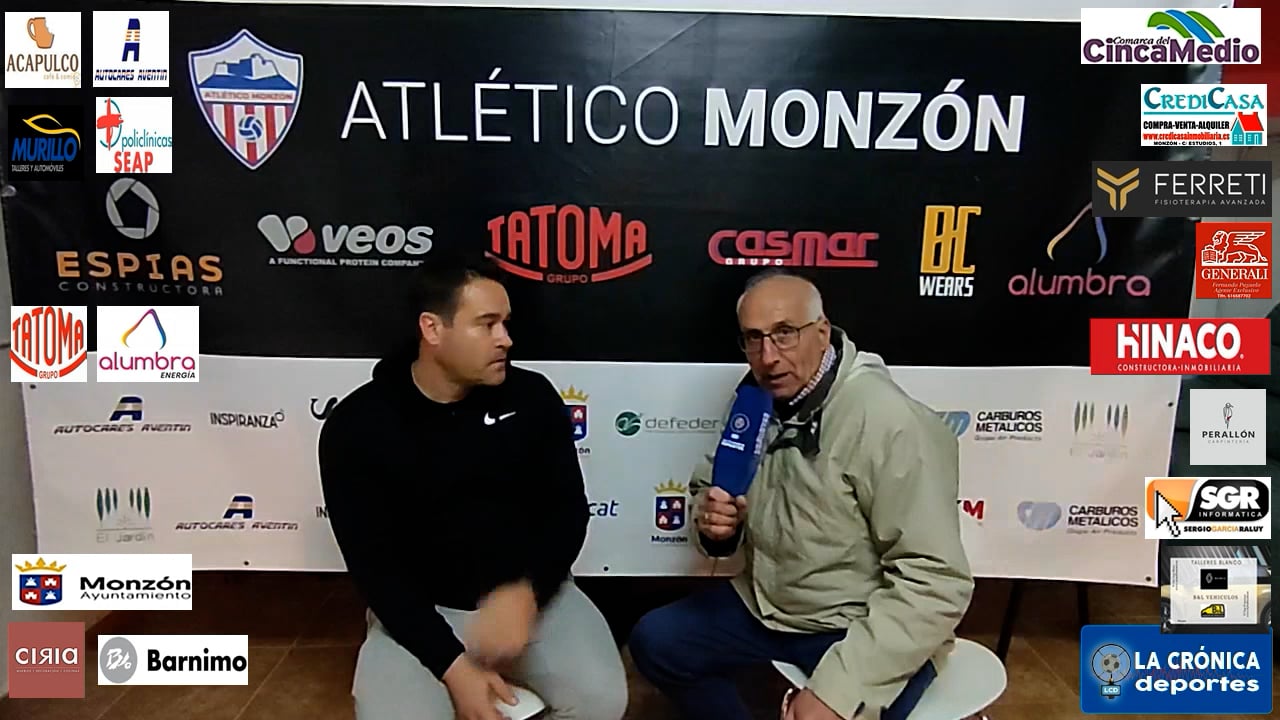 RUBÉN ZAPATER (Entrenador Epila) At Monzón Alumbra 0-0 Epila / J 14 / 3ª División
