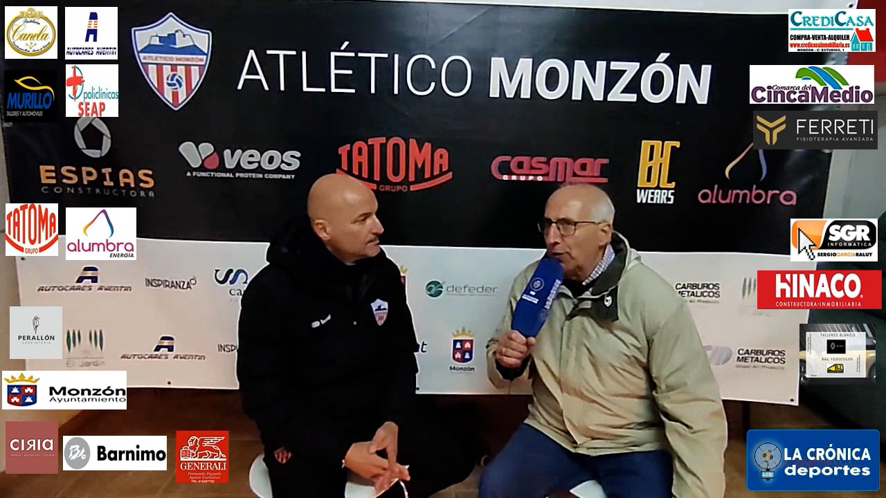 ISMAEL MARIANI (Entrenador Monzón) At Monzón Alumbra 0-0 Epila / J 14 / 3ª División