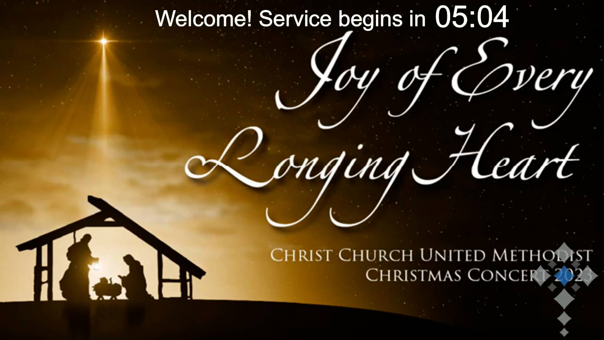 Christ Church Christmas Concert "Joy of Every Longing Heart" 1115 am