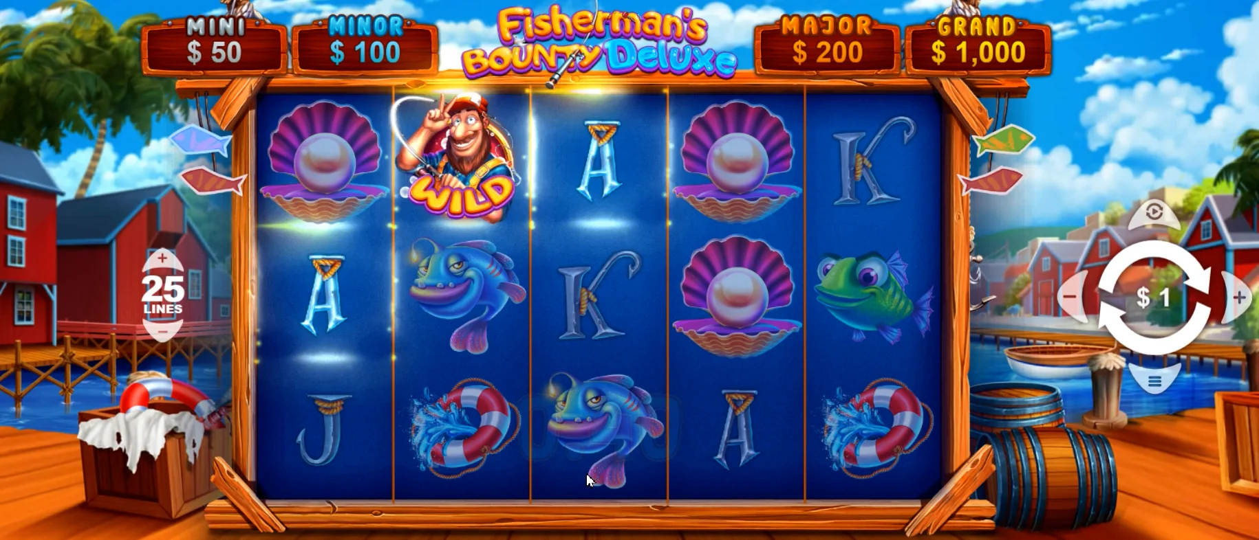 Fisherman’s Bounty Deluxe slot