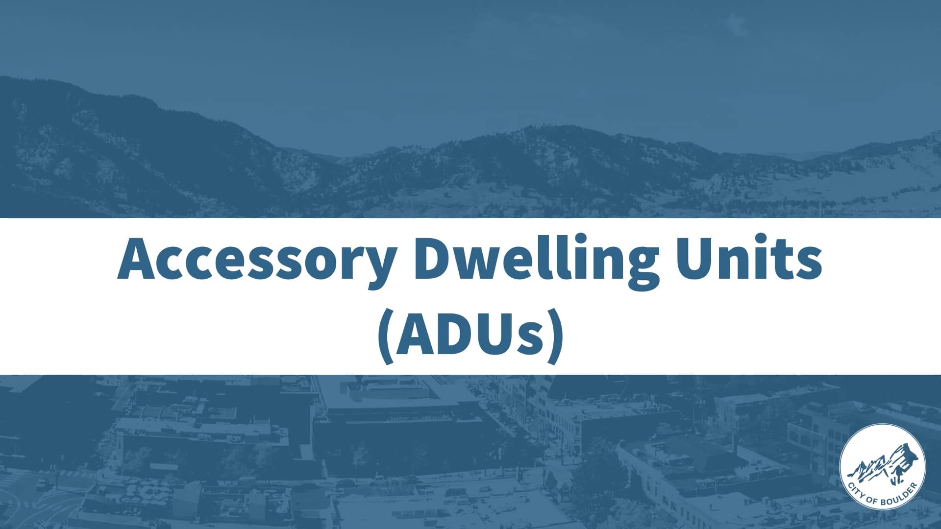 Affordable Dwelling Unit (ADU) 101 on Vimeo