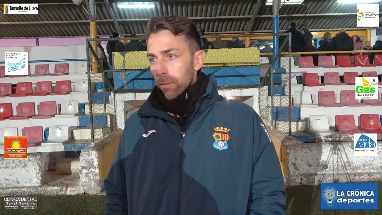 JOSÉ CARLOS GALLEGO (Entrenador Almudévar) AD Almudévar 3-0 CD Caspe / Jor. 14 / Tercera Rfef