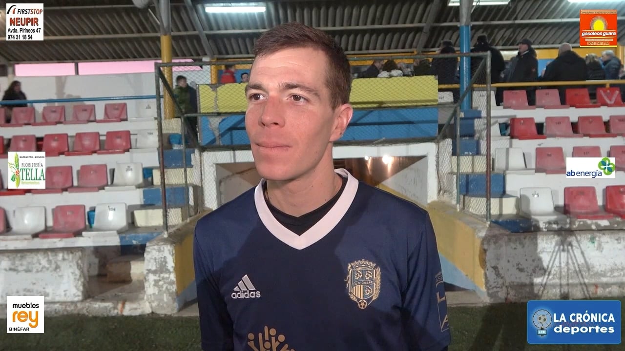 GRACIA PEÑA (Jugador Caspe) AD Almudévar 3-0 CD Caspe / Jor. 14 / Tercera Rfef