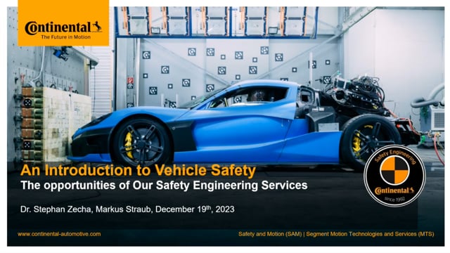 An introduction to vehicle safety