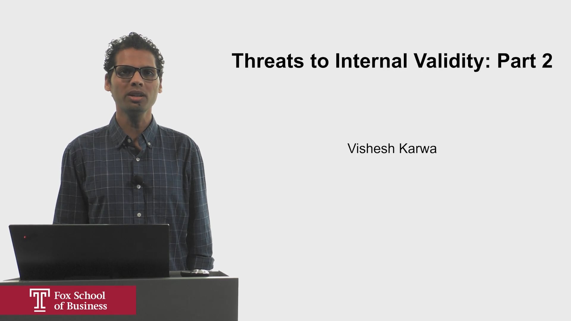 Threats to Internal Validity Part 2