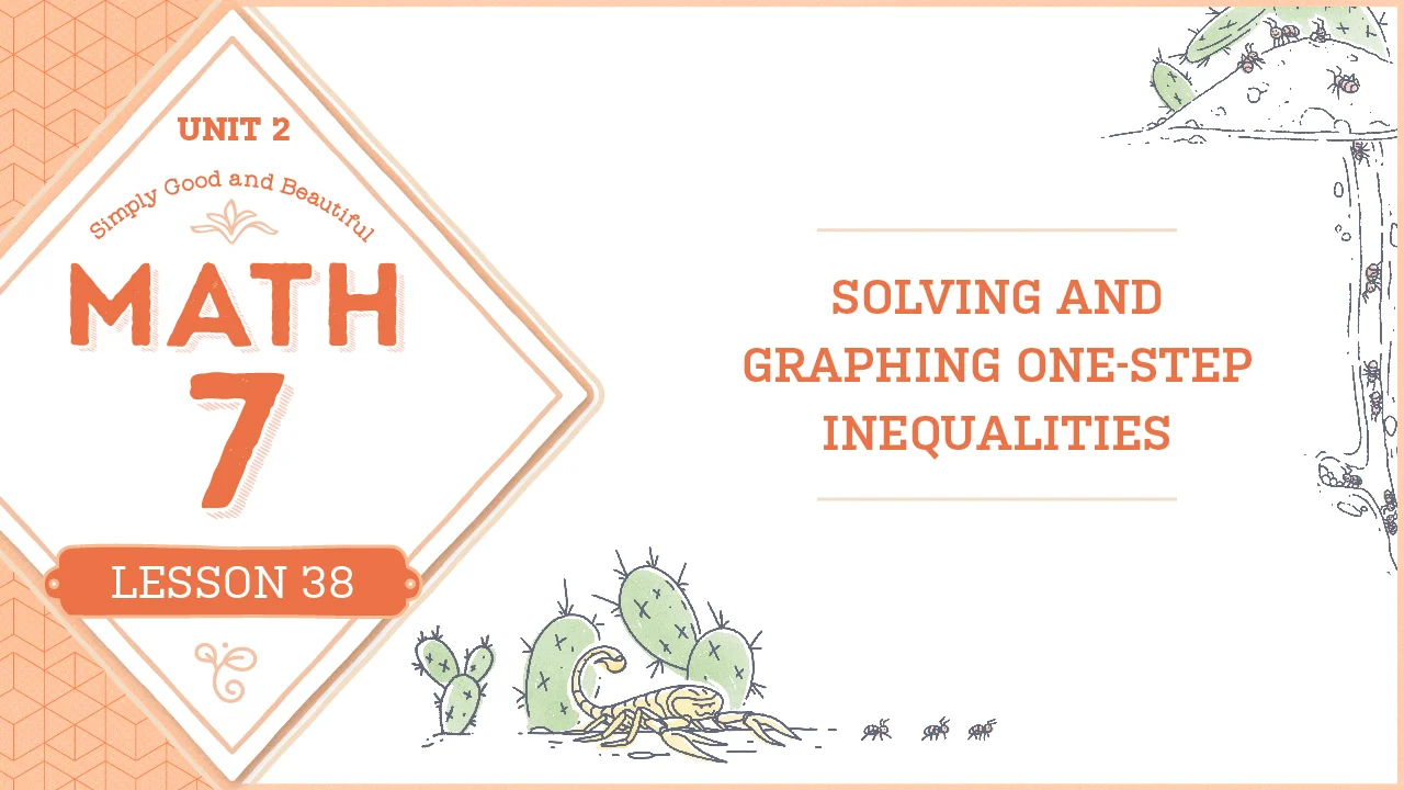 Lesson 38 | Simply Good and Beautiful Math 7 | Videos & Movies on Vimeo