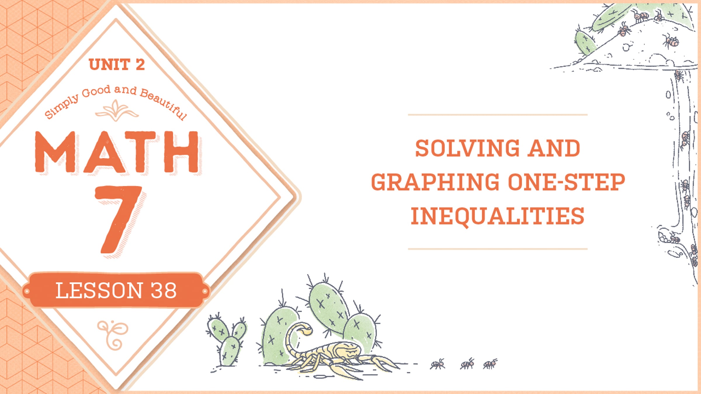 Lesson 38 | Simply Good and Beautiful Math 7 | Videos & Movies on Vimeo