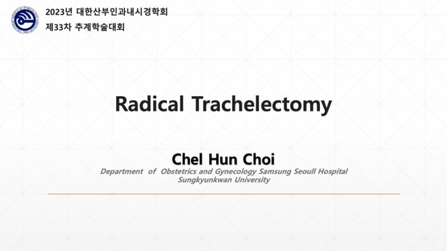 Radical trachelectomy