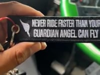Motard Moto Guardian Cloche Porte-Bonheur - Angel Fly Clé Ring