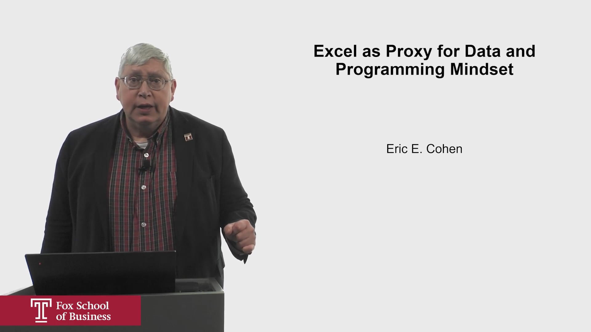 Login to view Excel as Proxy for Data and Programming Mindset