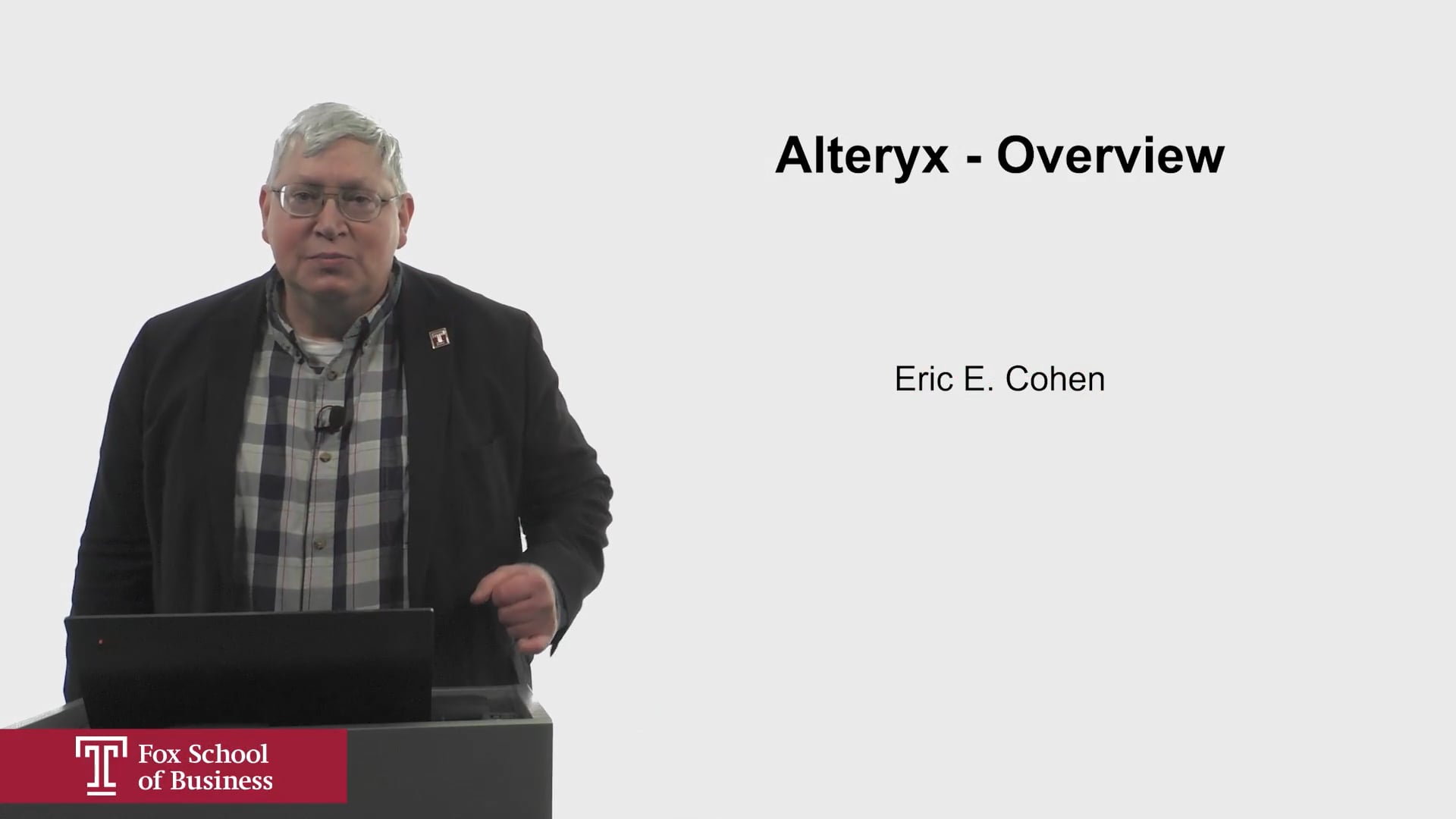 Login to view Alteryx – Overview