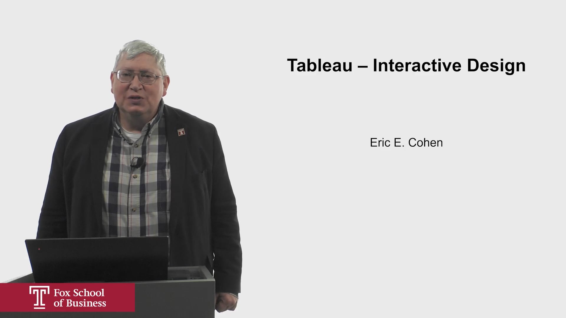 Tableau – Interactive Design