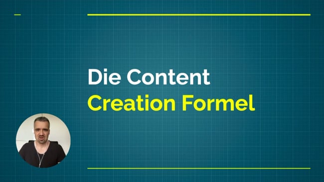 Die Content Creation Formel im Überblick