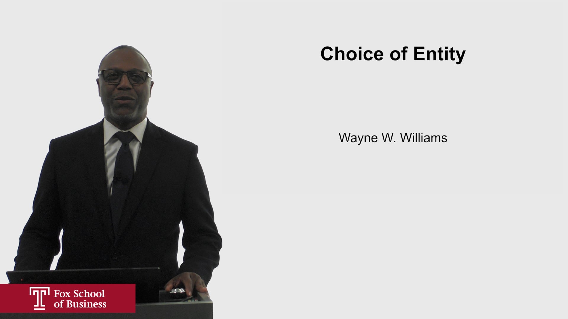Login to view Choice of Entity