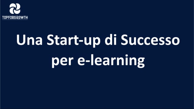 Matteo Penzo presenta Una Start-up di Successo per e-learning