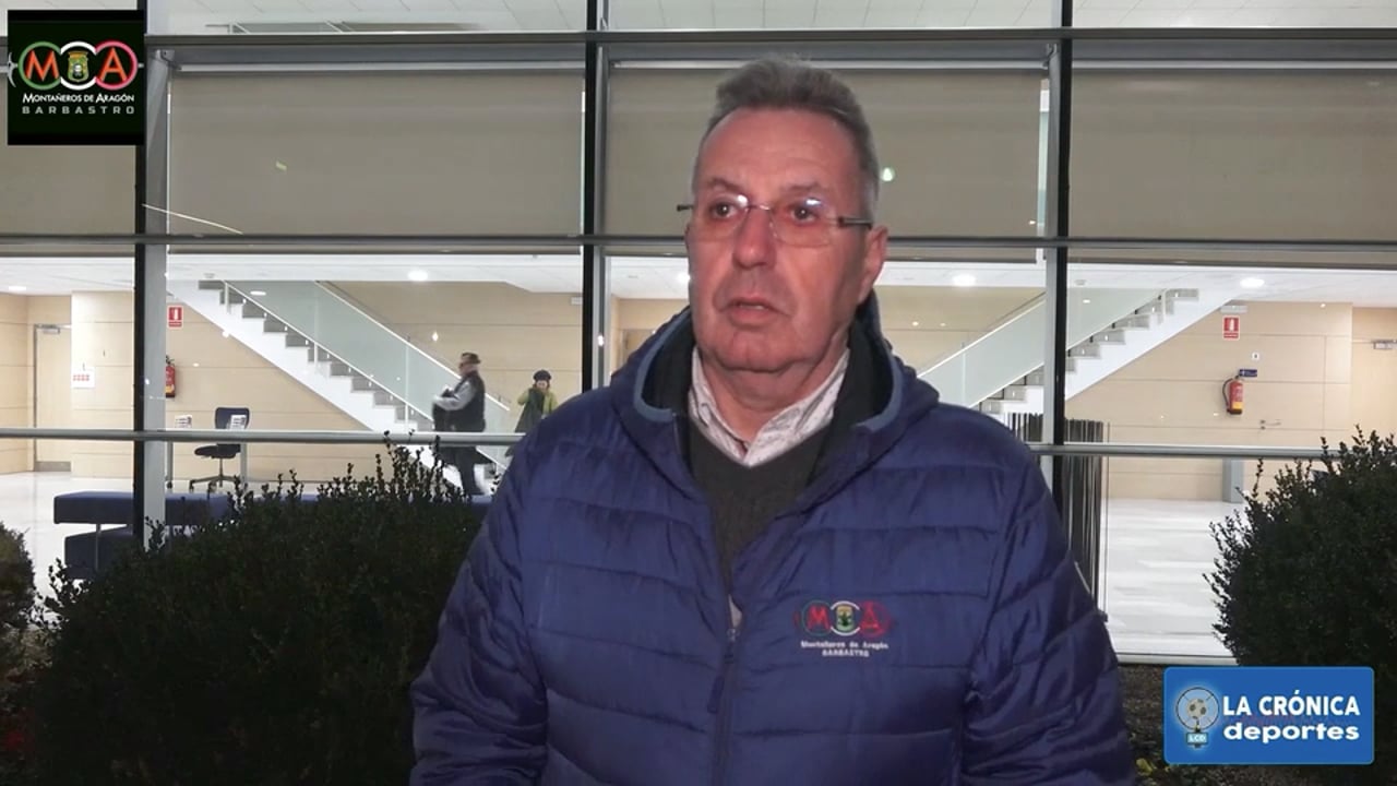 PEDRO SOLANA (Directivo y Portavoz de Montañeros de Aragón en Barbastro) Montañeros cierra este año con un gran balance