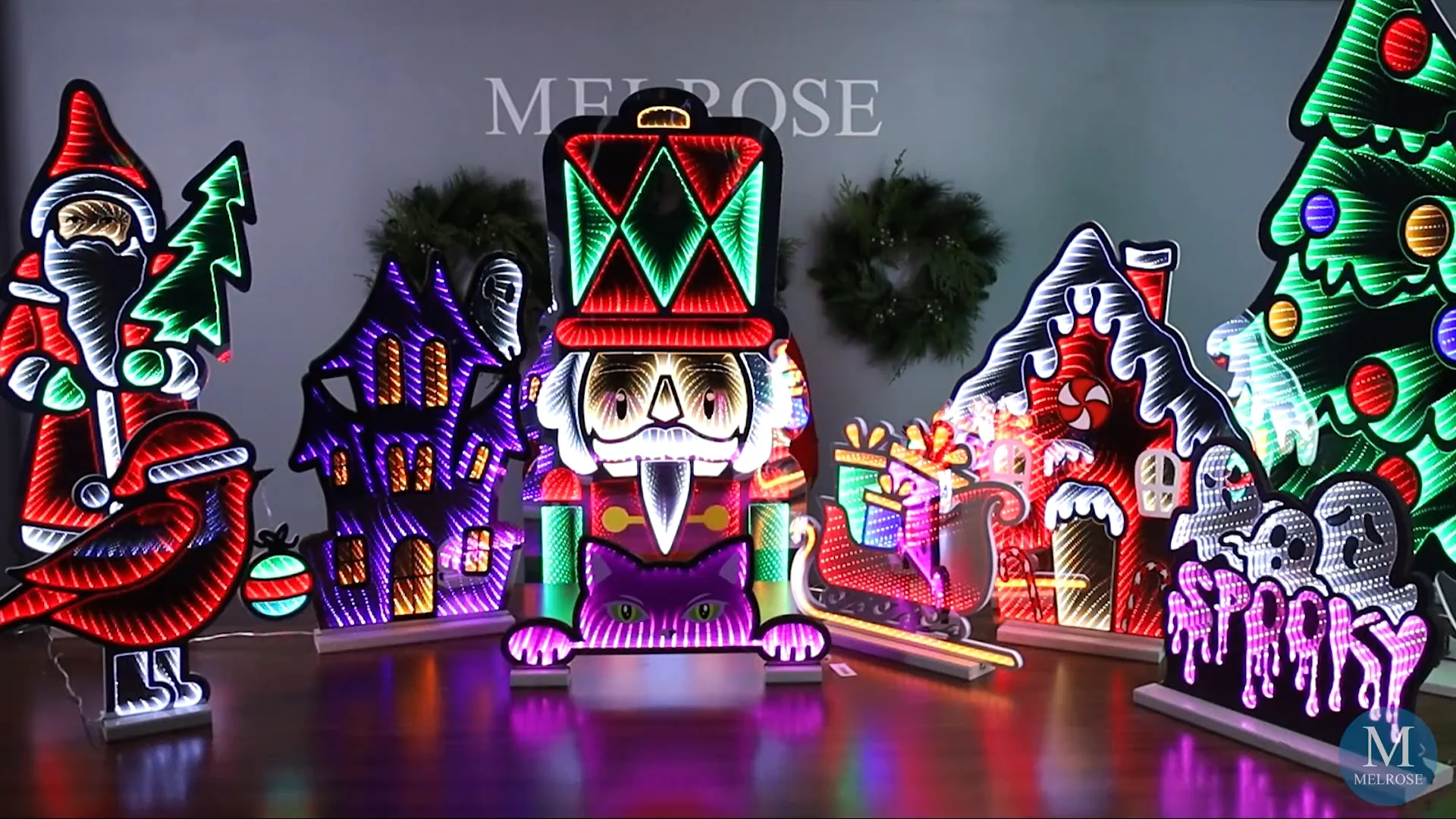Holiday Angel Ekko Light Display 24.5