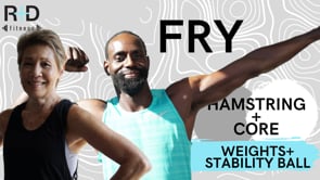 Hamstring and Core (weights+stability ball) 122023